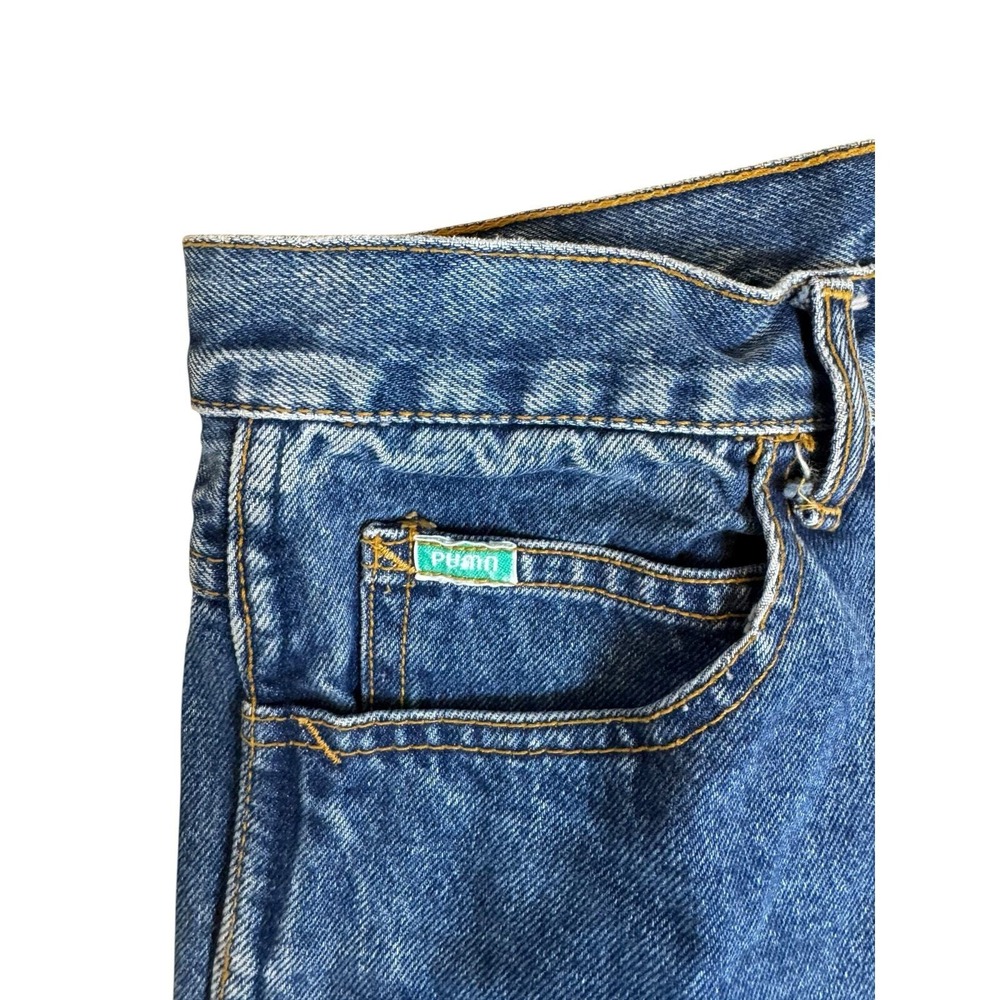 🔥Vintage Y2K Puma Mom Jeans High Rise Dark Wash‎ Size 29 - Picture 2 of 9